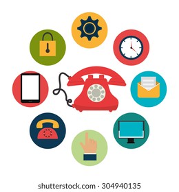 Customer service design, vector illustration eps 10.