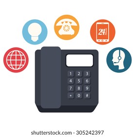 Customer service design, vector illustration eps 10.