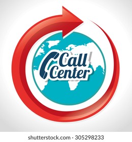 Customer service design, vector illustration eps 10.