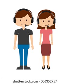customer service design, vector illustration eps10 graphic 