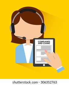 customer service design, vector illustration eps10 graphic 