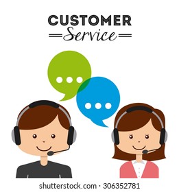 customer service design, vector illustration eps10 graphic 