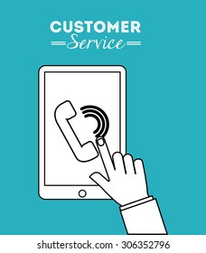 customer service design, vector illustration eps10 graphic 