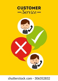 customer service design, vector illustration eps10 graphic 