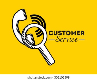 customer service design, vector illustration eps10 graphic 