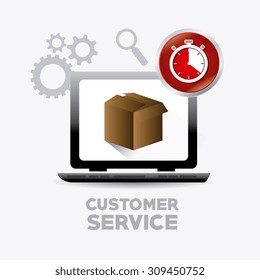 Customer service design, vector illustration eps 10.