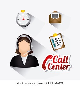 Customer service design, vector illustration eps 10.
