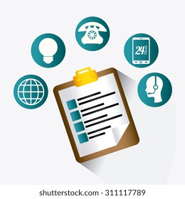 Customer service design, vector illustration eps 10.