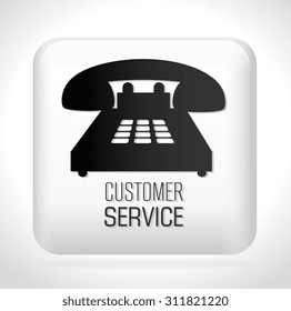 Customer service design, vector illustration eps 10.