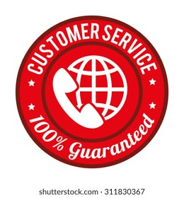 Customer service design, vector illustration eps 10.