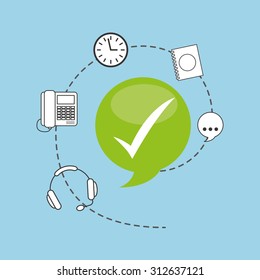 customer service design, vector illustration eps10 graphic 