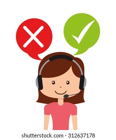 customer service design, vector illustration eps10 graphic 