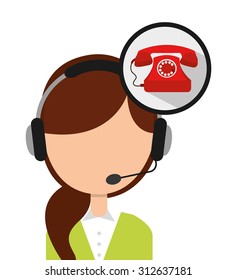 customer service design, vector illustration eps10 graphic 