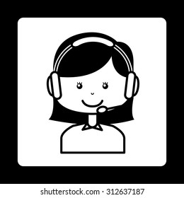 customer service design, vector illustration eps10 graphic 