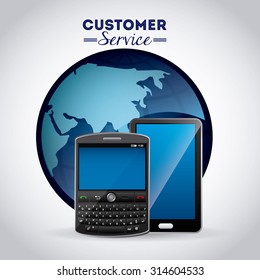 customer service design, vector illustration eps10 graphic 