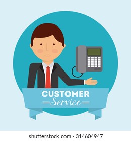 customer service design, vector illustration eps10 graphic 