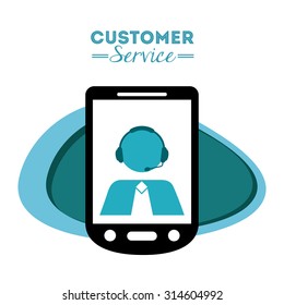 customer service design, vector illustration eps10 graphic 