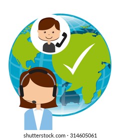 customer service design, vector illustration eps10 graphic 