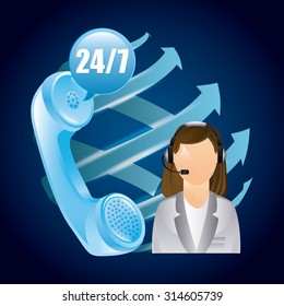 customer service design, vector illustration eps10 graphic 