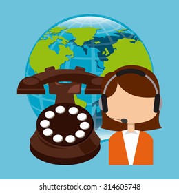 customer service design, vector illustration eps10 graphic 