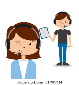 customer service design, vector illustration eps10 graphic 