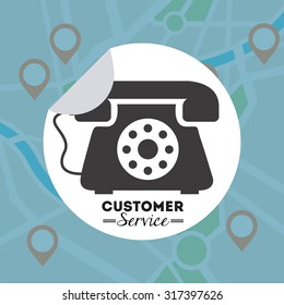customer service design, vector illustration eps10 graphic 