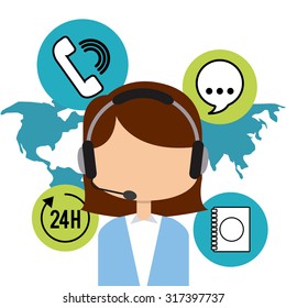 customer service design, vector illustration eps10 graphic 