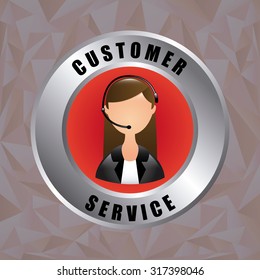 customer service design, vector illustration eps10 graphic 
