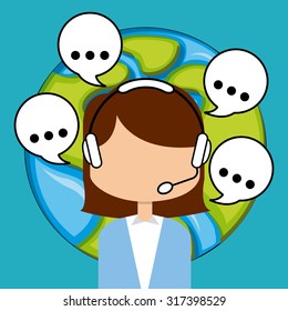 customer service design, vector illustration eps10 graphic 