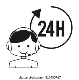 customer service design, vector illustration eps10 graphic 