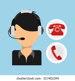 customer service design, vector illustration eps10 graphic 