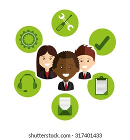 customer service design, vector illustration eps10 graphic 