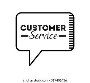 customer service design, vector illustration eps10 graphic 