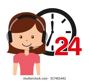 customer service design, vector illustration eps10 graphic 