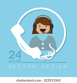 customer service design, vector illustration eps10 graphic 