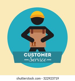 customer service design, vector illustration eps10 graphic 