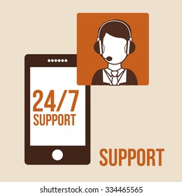 customer service design, vector illustration eps10 graphic 