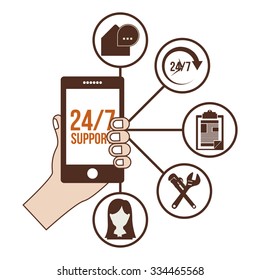 customer service design, vector illustration eps10 graphic 