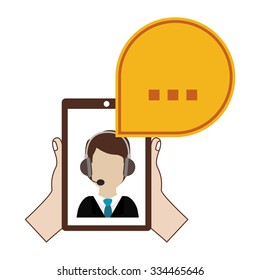 customer service design, vector illustration eps10 graphic 