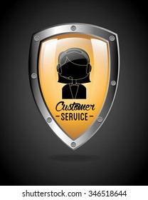 customer service design, vector illustration eps10 graphic 