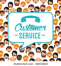 customer service design, vector illustration eps10 graphic 