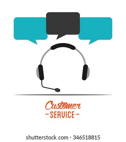 customer service design, vector illustration eps10 graphic 