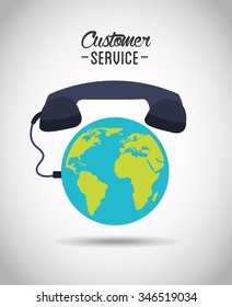 customer service design, vector illustration eps10 graphic 