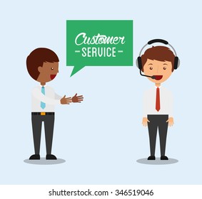 customer service design, vector illustration eps10 graphic 