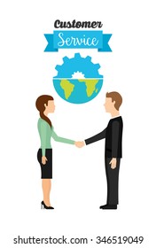 customer service design, vector illustration eps10 graphic 