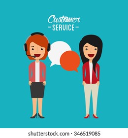 customer service design, vector illustration eps10 graphic 