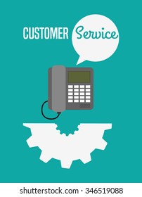 customer service design, vector illustration eps10 graphic 