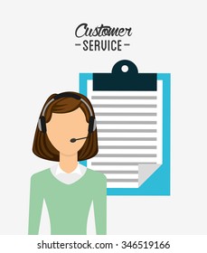 customer service design, vector illustration eps10 graphic 
