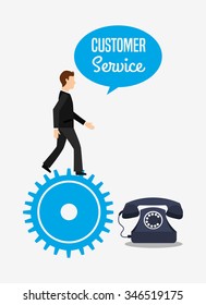 customer service design, vector illustration eps10 graphic 
