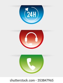 customer service design, vector illustration eps10 graphic 